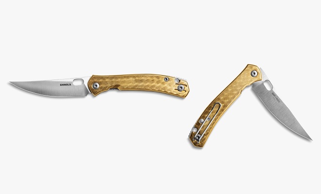 Shinola x GiantMouse Perlage Bleeker Knife