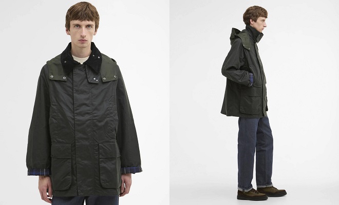 Barbour x ARKET Fairgame Waxed Jacket