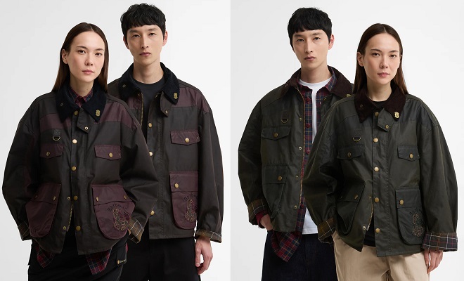 Barbour x Feng Chen Wang Porter Waxed Jacket