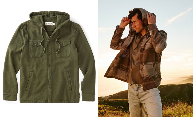 Outerknown Hooded Blanket Shirt