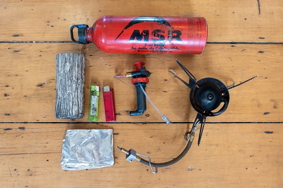 MSR Whisperlite International Stove used on solo jungle cycling expedition by Jude Kriwald