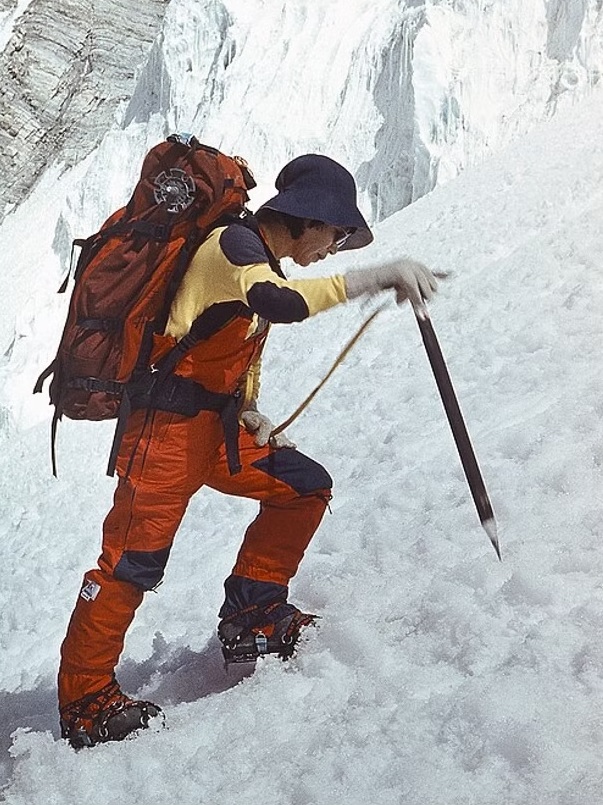 Junko Tabei in 1985 at Communism Peak 