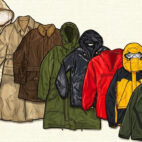 illustration of the evolution of waterproof jackets
