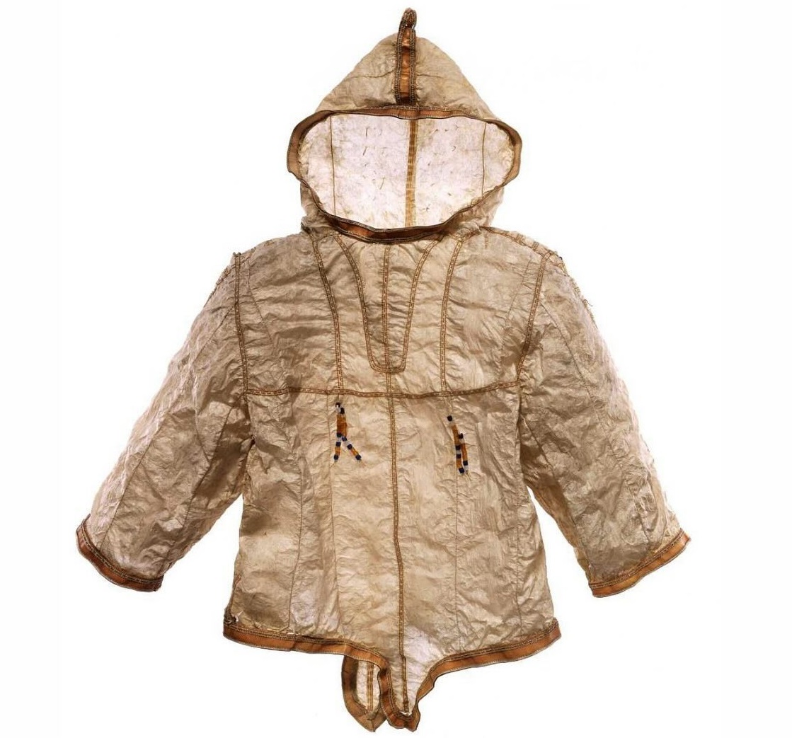 Inuit seal gut parker
