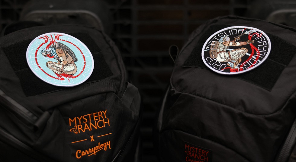 Matsuda x Carryology "FALL and RISE" Artist Series morale patch set