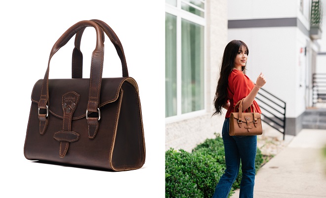 Saddleback Leather Love 41 Double Handle Purse