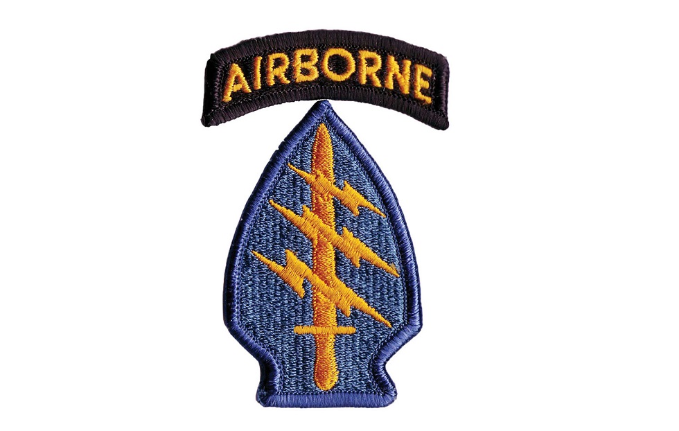 The Special Forces SSI as amended in 1958.