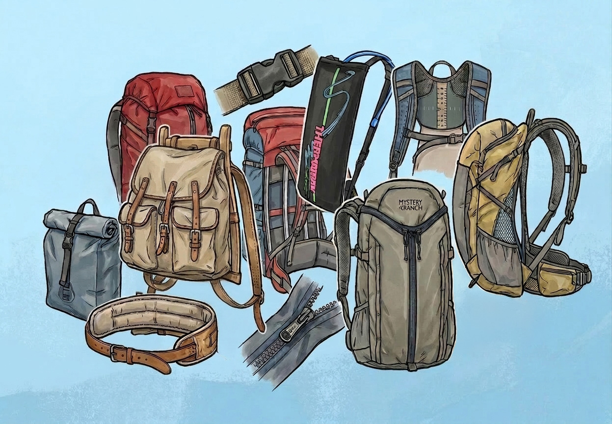 backpack innovations illustrations