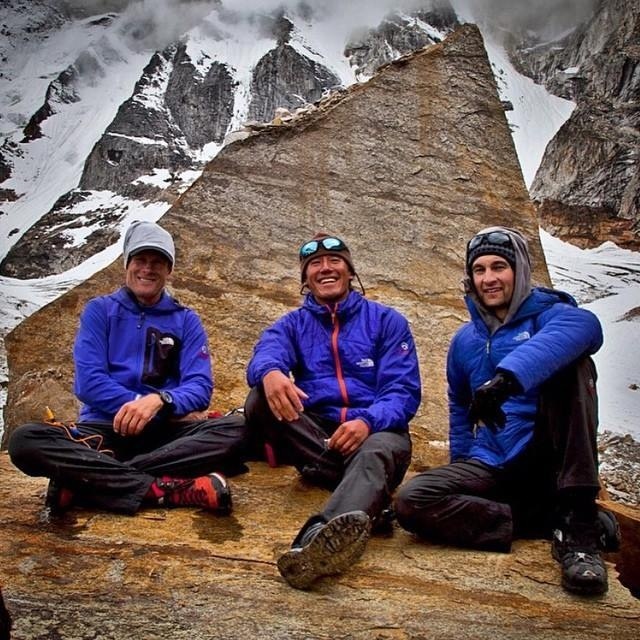Conrad Anker, Jimmy Chin and Renan Ozturk
