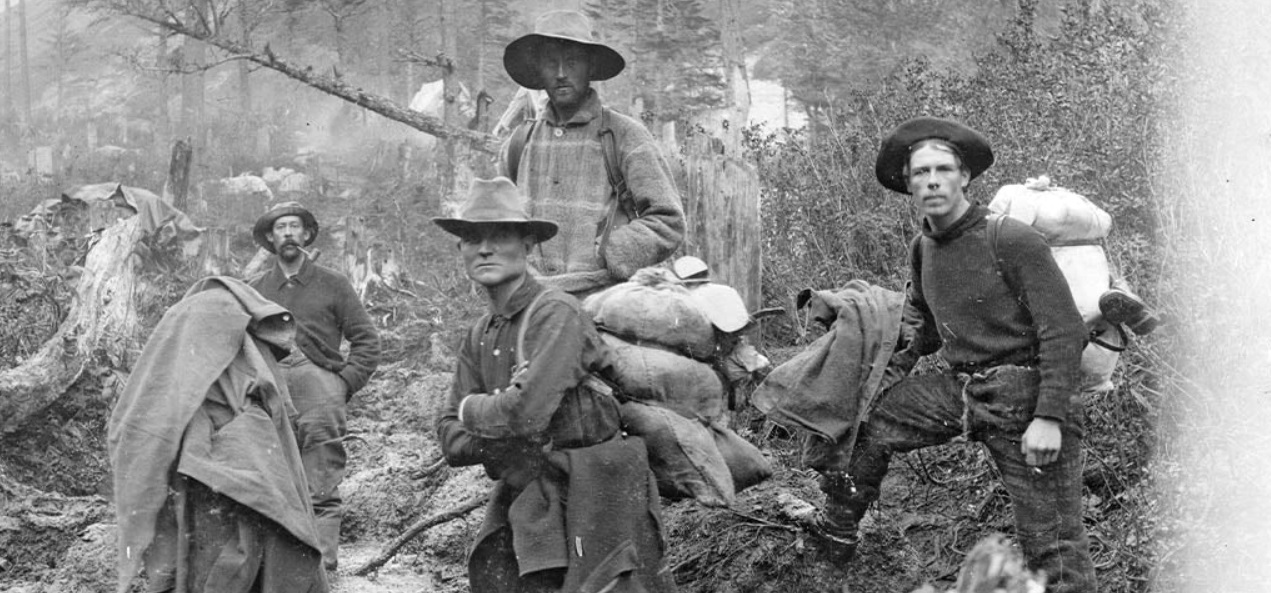 Klondike Gold Rush prospectors in 1897