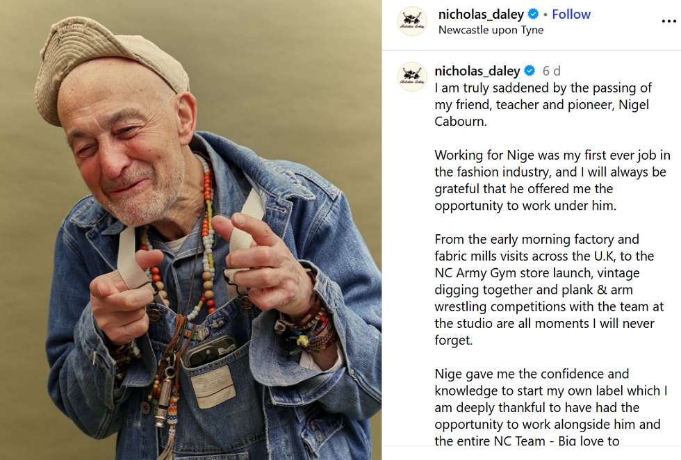 Nigel Cabourn and Nicholas Daley