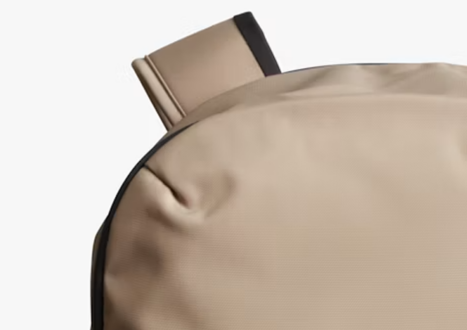 dart stitch on backpack
