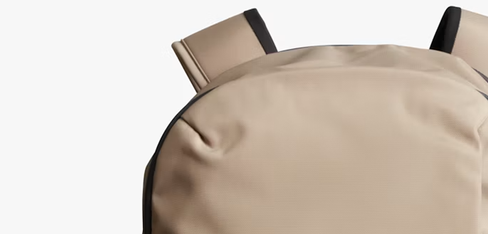 dart stitch on backpack
