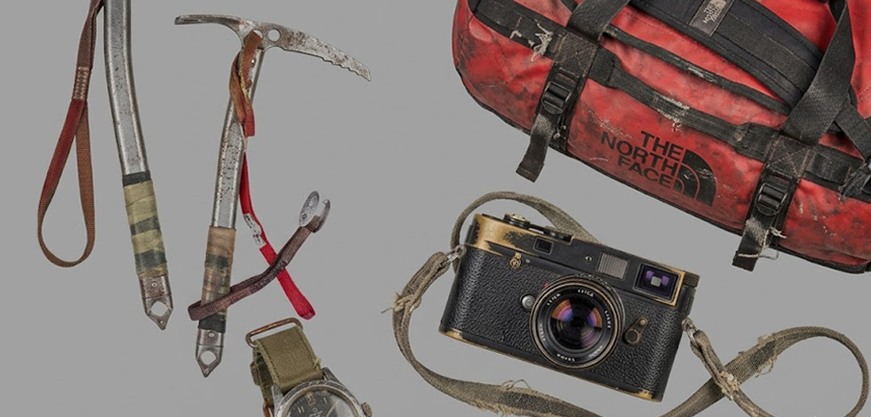 used gear flatlay